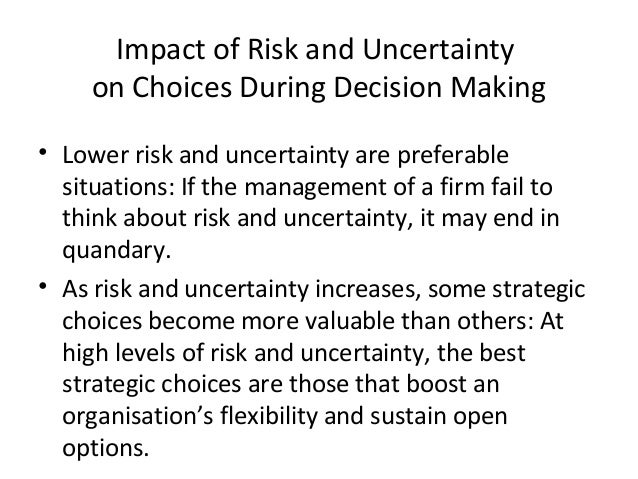 Курсовая работа по теме The decision-making process of individuals in a competitive environment under risk and uncertainty